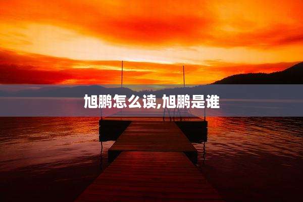 旭鹏怎么读,旭鹏是谁