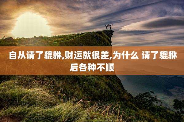自从请了貔貅,财运就很差,为什么 请了貔貅后各种不顺
