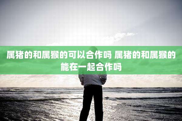 属猪的和属猴的可以合作吗 属猪的和属猴的能在一起合作吗