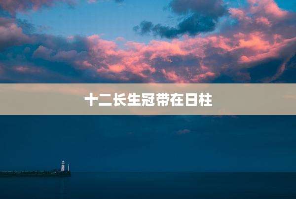 十二长生冠带在日柱