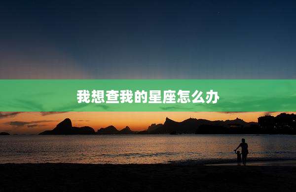 我想查我的星座怎么办