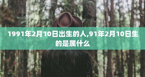 1991年2月10日出生的人,91年2月10日生的是属什么