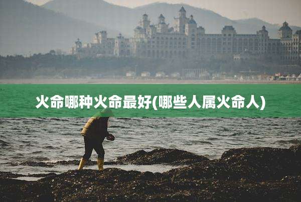 火命哪种火命最好(哪些人属火命人)