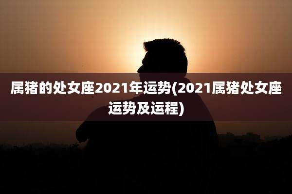 属猪的处女座2021年运势(2021属猪处女座运势及运程)