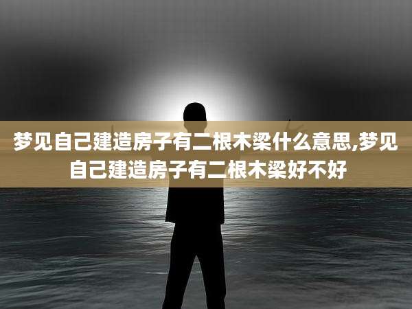 梦见自己建造房子有二根木梁什么意思,梦见自己建造房子有二根木梁好不好