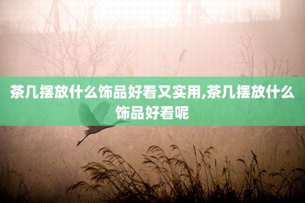 茶几摆放什么饰品好看又实用,茶几摆放什么饰品好看呢