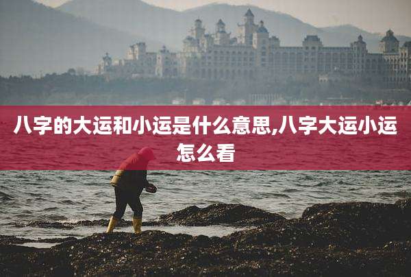 八字的大运和小运是什么意思,八字大运小运怎么看