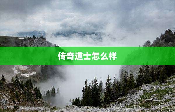 传奇道士怎么样