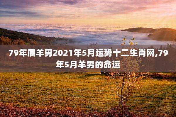 79年属羊男2021年5月运势十二生肖网,79年5月羊男的命运