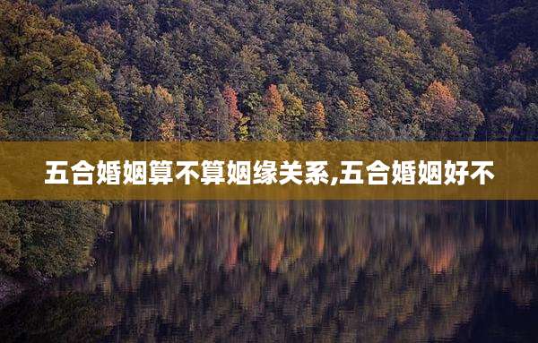 五合婚姻算不算姻缘关系,五合婚姻好不