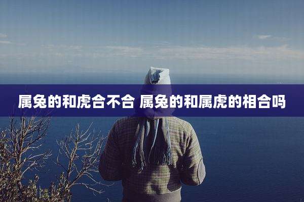 属兔的和虎合不合 属兔的和属虎的相合吗