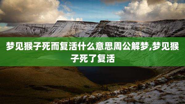 梦见猴子死而复活什么意思周公解梦,梦见猴子死了复活