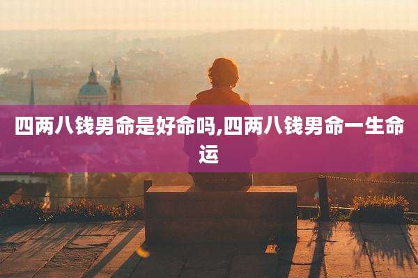 四两八钱男命是好命吗,四两八钱男命一生命运
