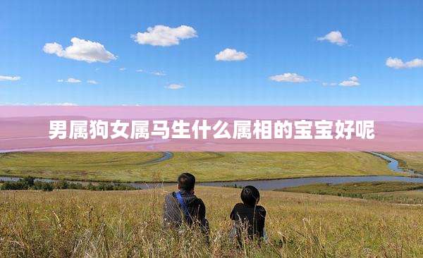 男属狗女属马生什么属相的宝宝好呢