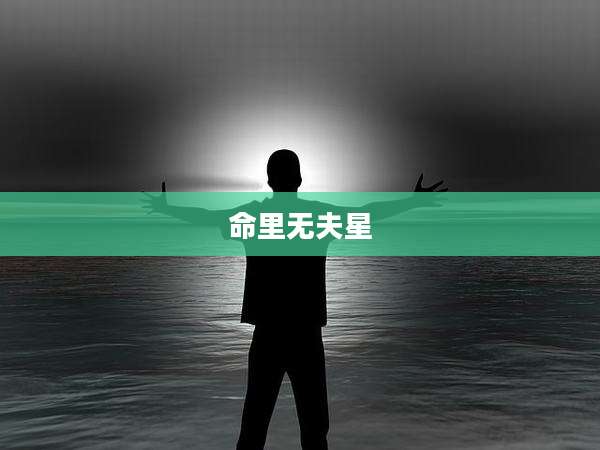 命里无夫星