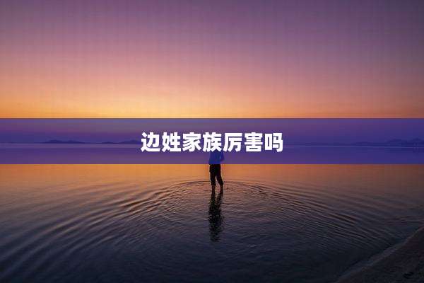 边姓家族厉害吗