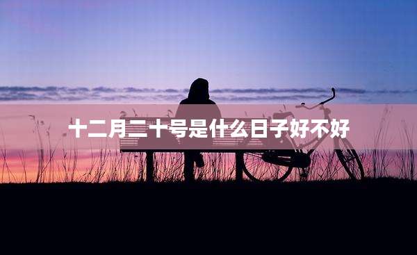 十二月二十号是什么日子好不好