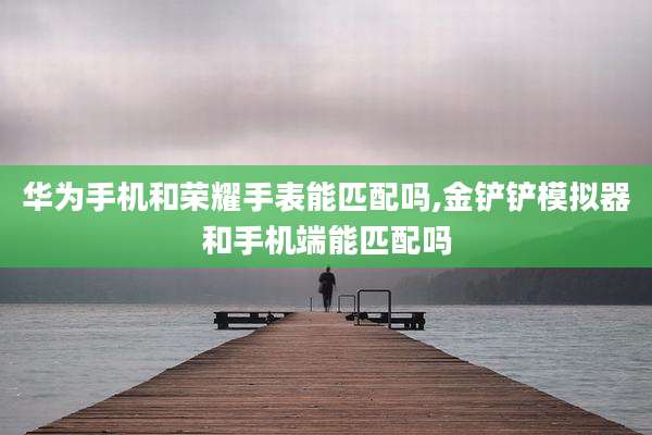 华为手机和荣耀手表能匹配吗,金铲铲模拟器和手机端能匹配吗