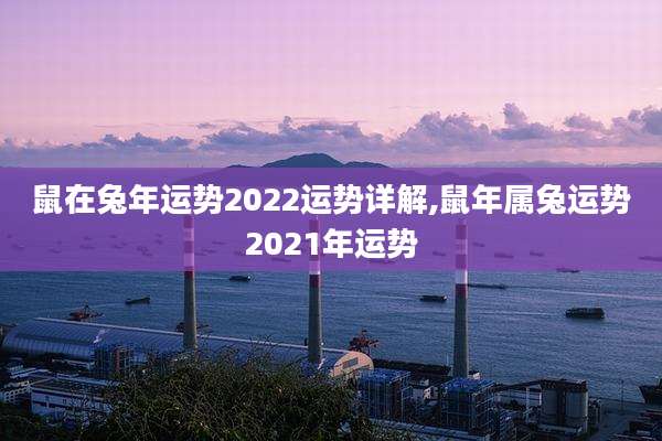 鼠在兔年运势2022运势详解,鼠年属兔运势2021年运势