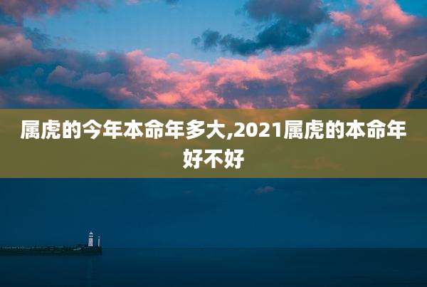 属虎的今年本命年多大,2021属虎的本命年好不好