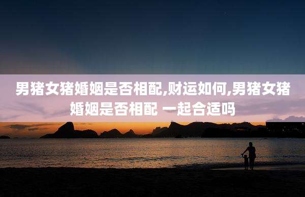 男猪女猪婚姻是否相配,财运如何,男猪女猪婚姻是否相配 一起合适吗