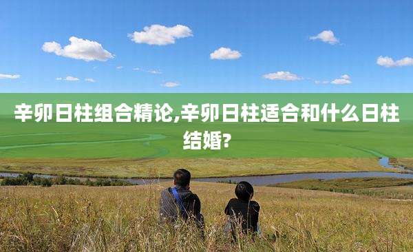 辛卯日柱组合精论,辛卯日柱适合和什么日柱结婚?