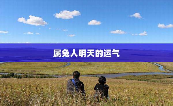 属兔人明天的运气