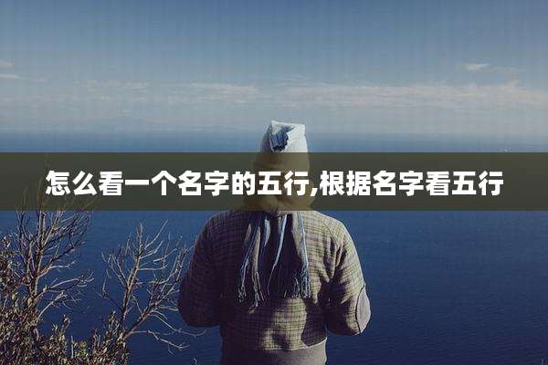 怎么看一个名字的五行,根据名字看五行