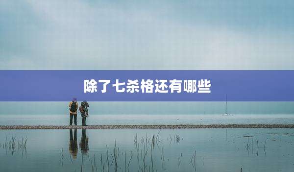 除了七杀格还有哪些