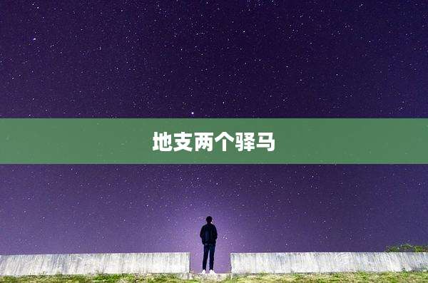 地支两个驿马