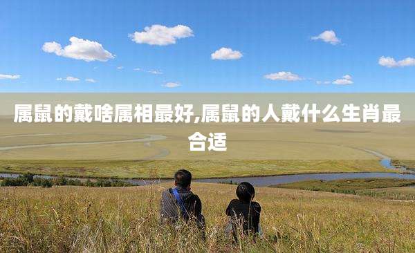属鼠的戴啥属相最好,属鼠的人戴什么生肖最合适