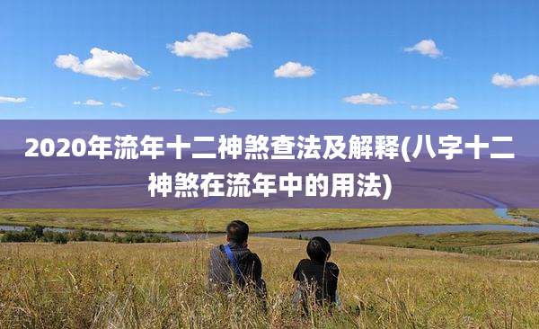 2020年流年十二神煞查法及解释(八字十二神煞在流年中的用法)