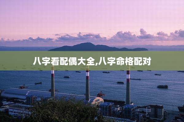 八字看配偶大全,八字命格配对