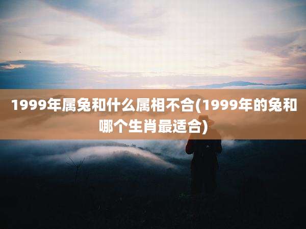 1999年属兔和什么属相不合(1999年的兔和哪个生肖最适合)