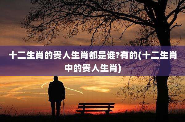 十二生肖的贵人生肖都是谁?有的(十二生肖中的贵人生肖)