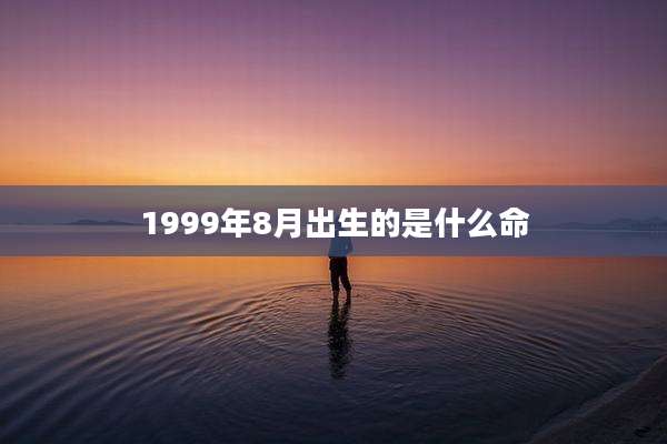 1999年8月出生的是什么命
