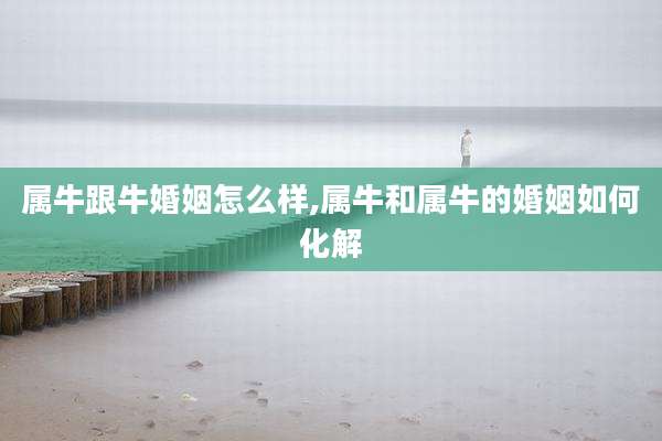 属牛跟牛婚姻怎么样,属牛和属牛的婚姻如何化解