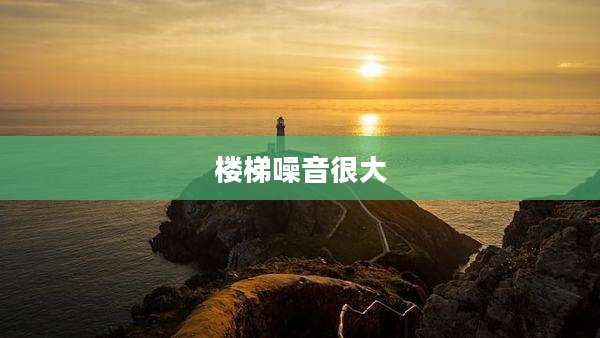 楼梯噪音很大