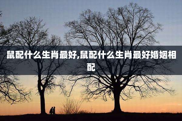 鼠配什么生肖最好,鼠配什么生肖最好婚姻相配