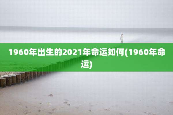 1960年出生的2021年命运如何(1960年命运)