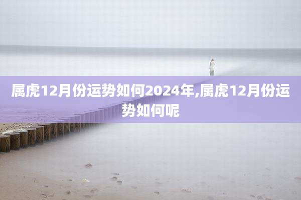 属虎12月份运势如何2024年,属虎12月份运势如何呢