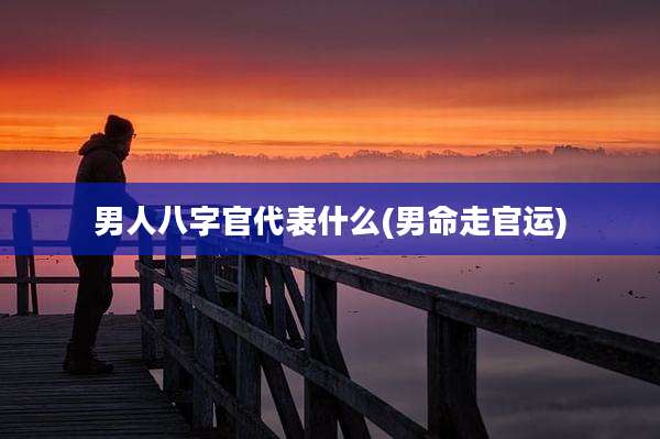 男人八字官代表什么(男命走官运)