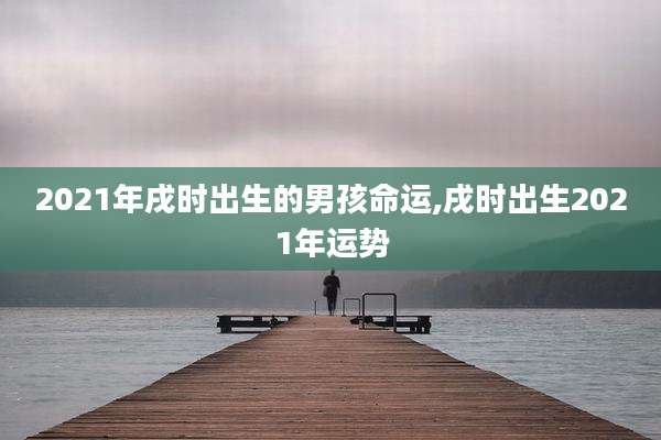 2021年戌时出生的男孩命运,戌时出生2021年运势