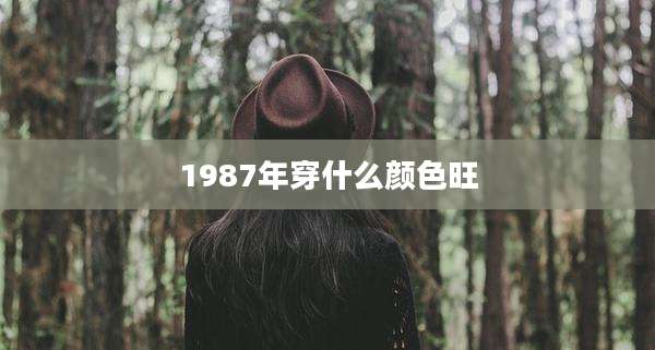 1987年穿什么颜色旺