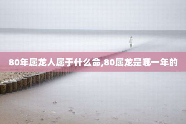 80年属龙人属于什么命,80属龙是哪一年的