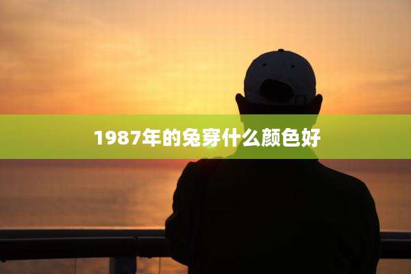 1987年的兔穿什么颜色好