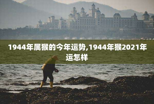 1944年属猴的今年运势,1944年猴2021年运怎样