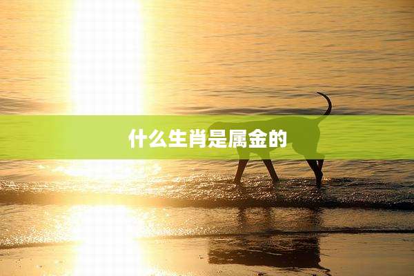 什么生肖是属金的