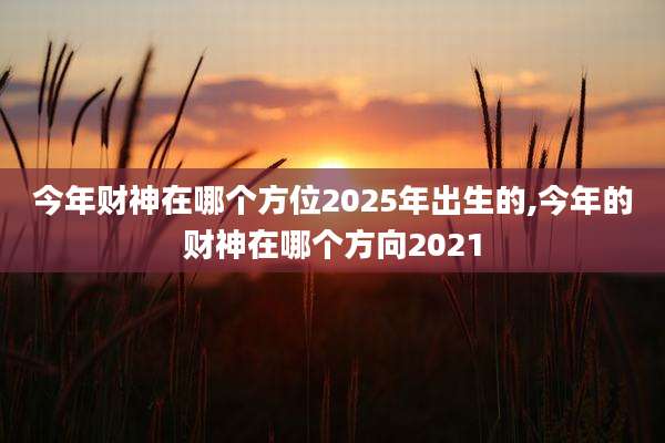 今年财神在哪个方位2025年出生的,今年的财神在哪个方向2021