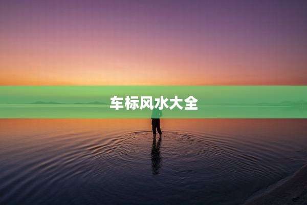 车标风水大全